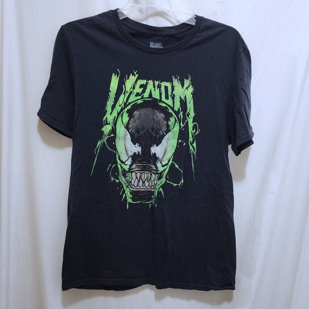 Marvel Comics VENOM Black‎ and Green T-Shirt Mens Size M 38/40